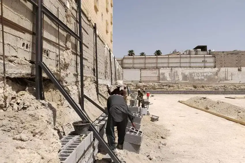 Retaining Wall Installation